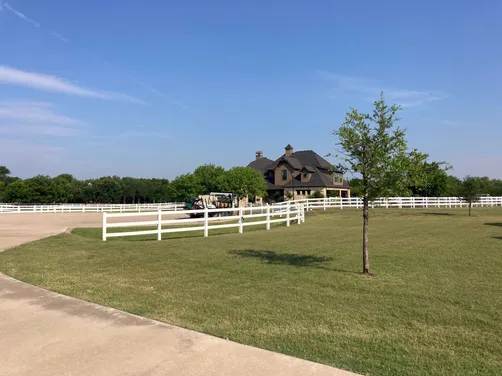 photo at Bartonville, TX on Jun 26, 2023: Total Maintenance Services including Lawn Care, Fertilization & Weed Control, Aeration, Top Dressin